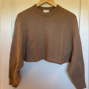 Wilfred Free Crop Camel Sweater